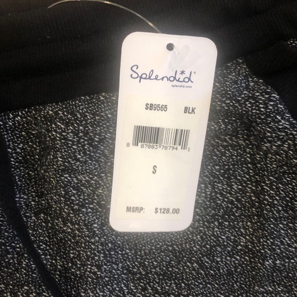 NWT Splendid Ibiza Drawstring Jogger in Black sz S - Picture 3 of 6